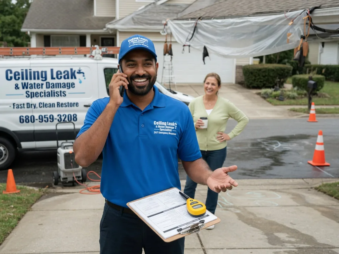 Ceiling Leak Cleanup Waresboro, GA FAQs